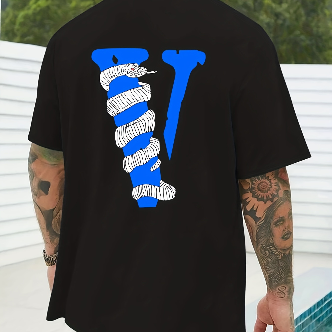 Snake Vlone Shirt 4xl Men's Snake 