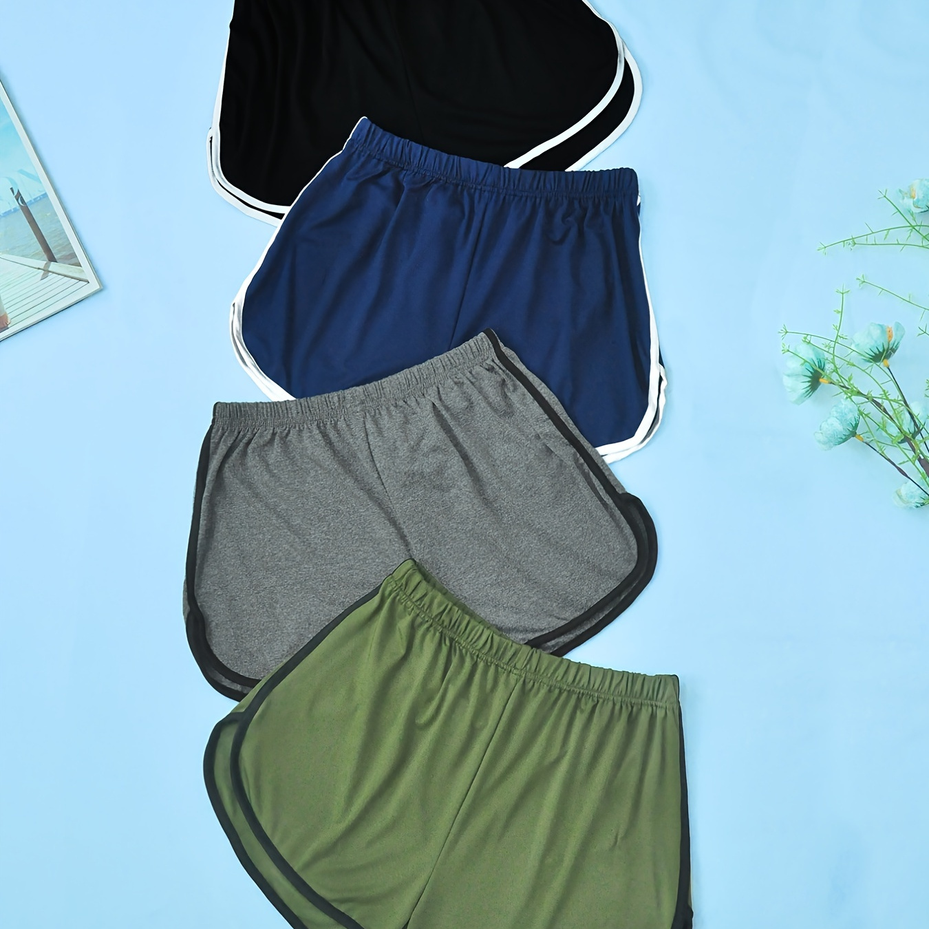 Casual Sleep Bottoms Soft Comfy Elastic Waistband Shorts - Temu