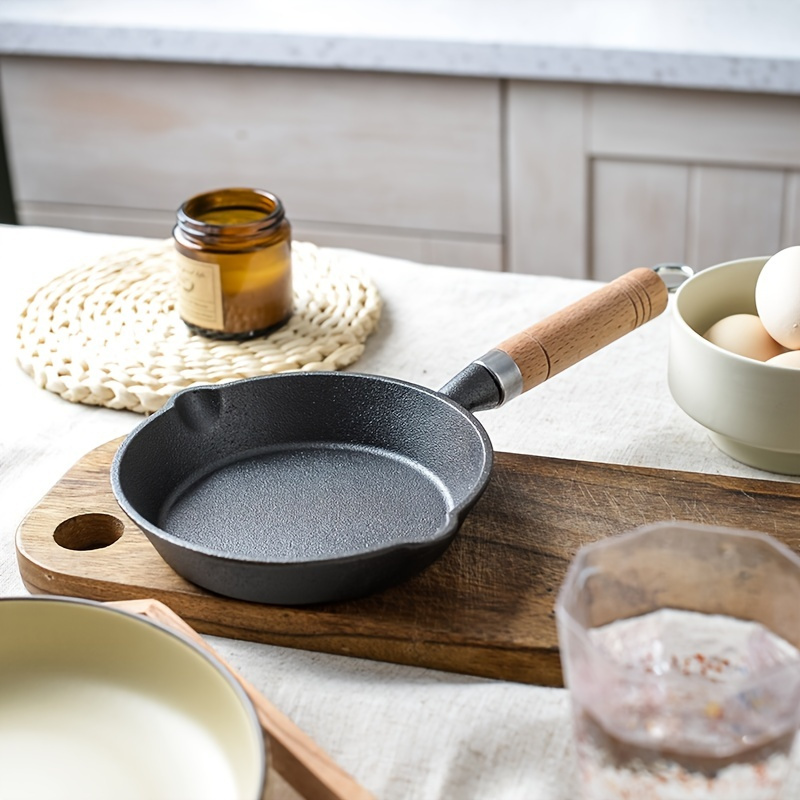  Sartén pequeña, sartenes para huevos antiadherentes, sartén  para huevos, pequeña sartén de aceite especial, mini sartén de hierro  fundido, mini sartén para huevos fritos, olla de desayuno, artefacto de  albóndiga de