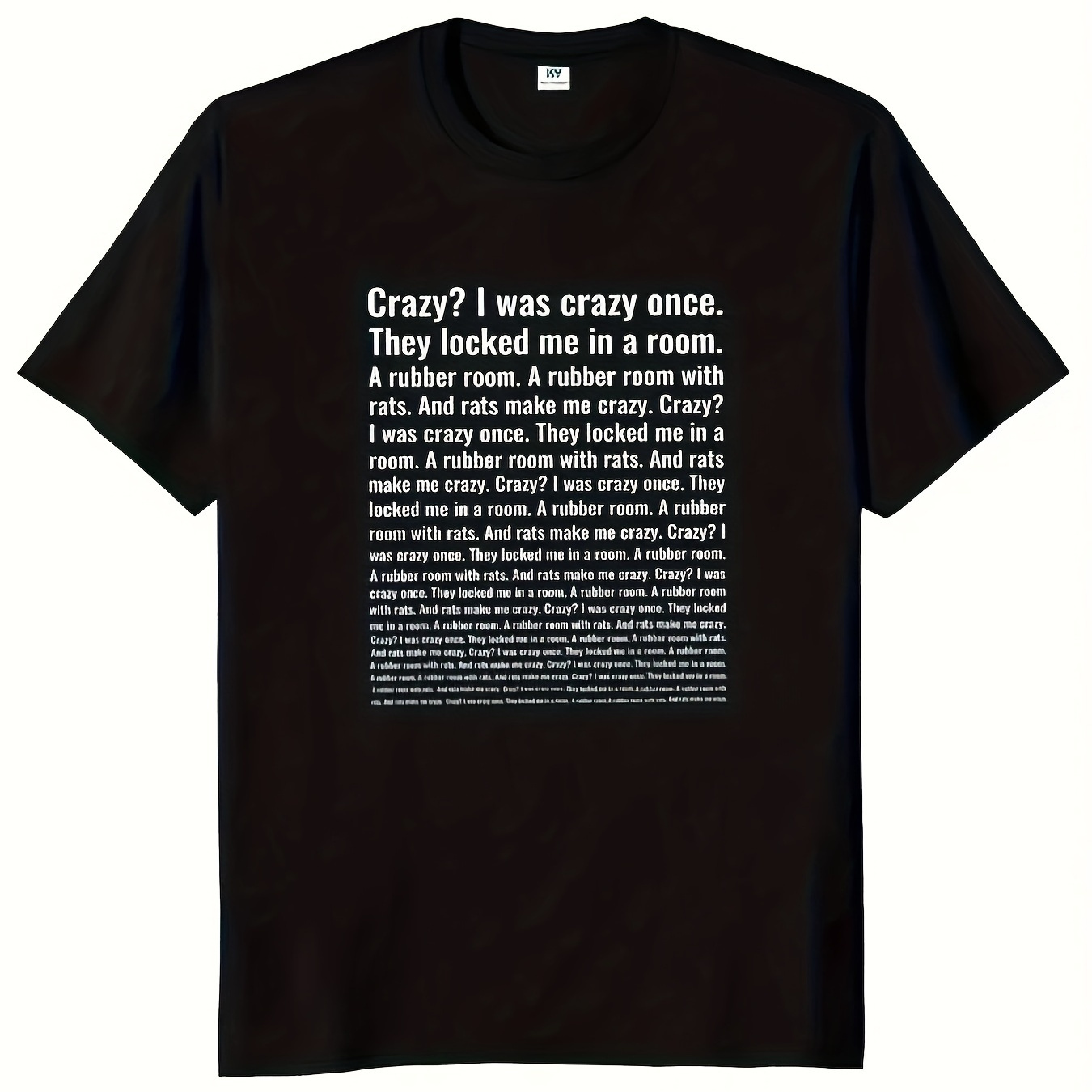 

Crazy I Used To Be -shirt Funny Terrier Trendy Y2k Streetwear 100% Cotton Unisex Crew Neck T-shirt