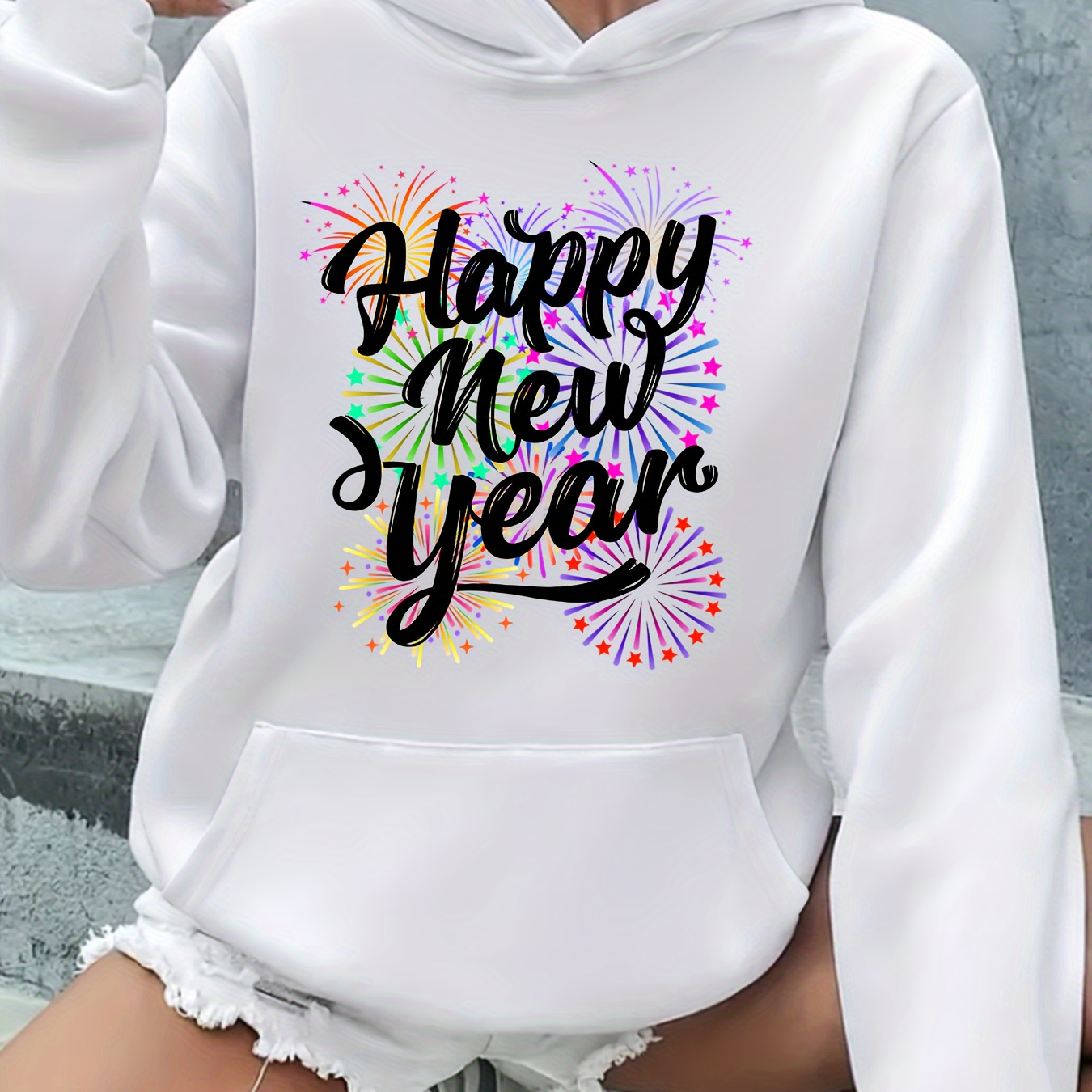 

Fireworks Graphic - & Pullover , Washable - '