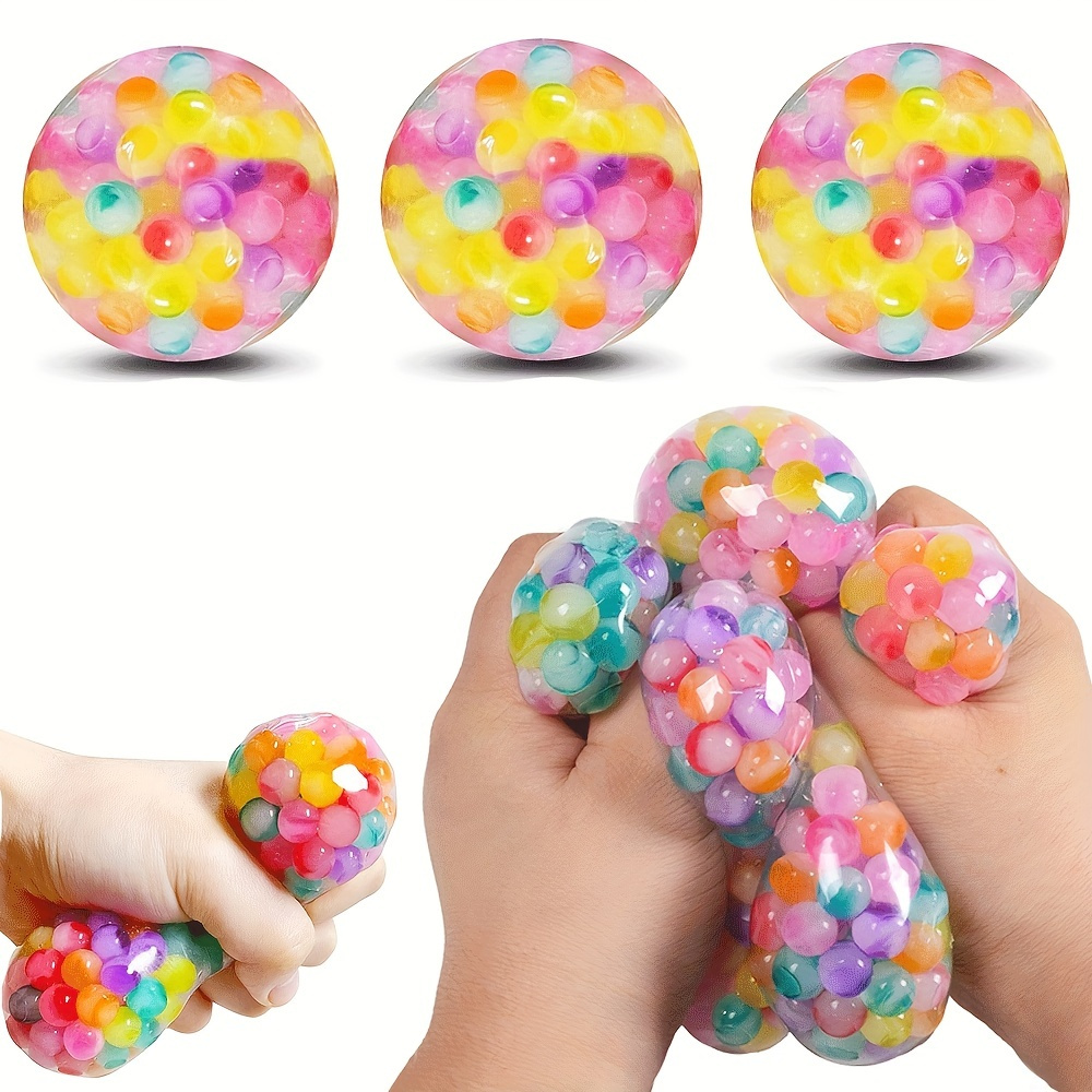 Stress Balls ​for Kids and Adults, 8 Squishies Balls Fidget Toys for Boys  Girls