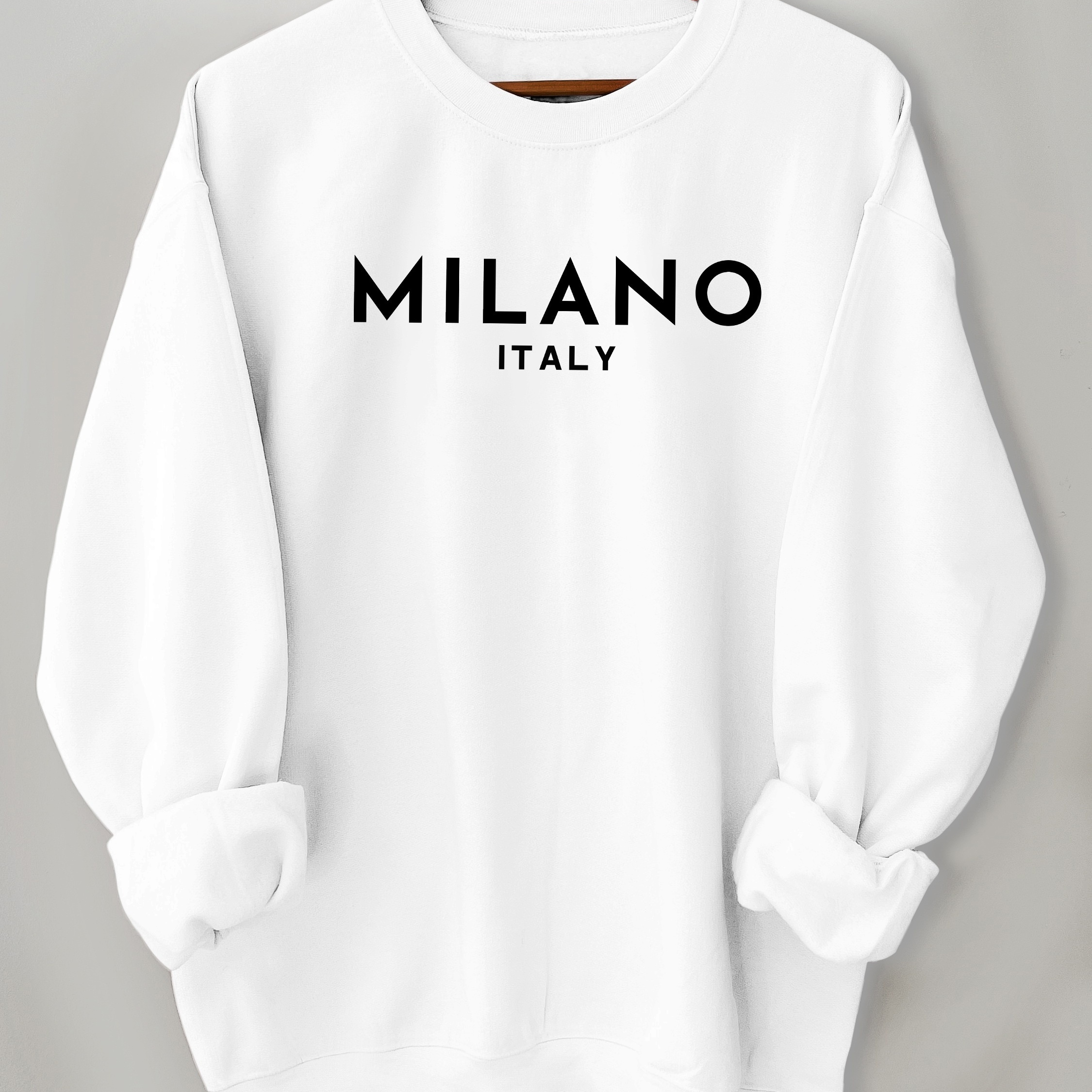 

Letter Sweatshirt, Sweatshirt For & , Women's Clothing