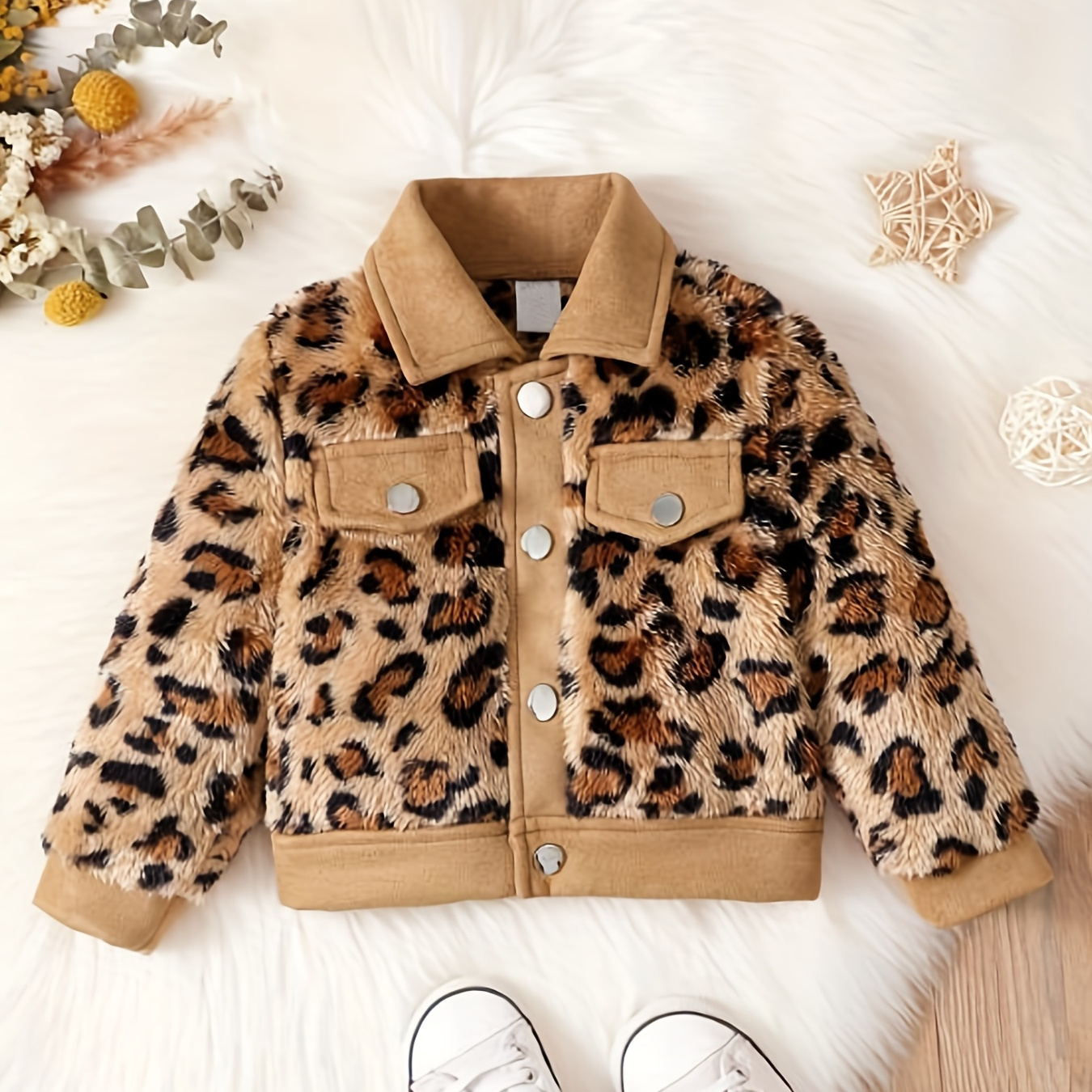 Baby leopard hot sale print jacket