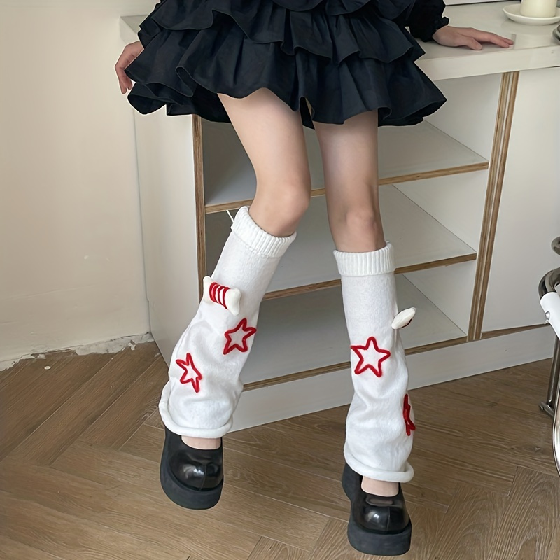 Floral Lace Leg Warmers Cute Japanese Style Sunscreen Calf - Temu