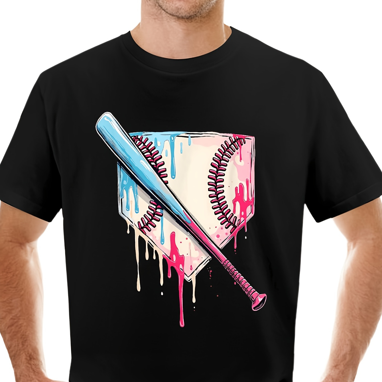 

Ewh Baseball Drip With -shirt