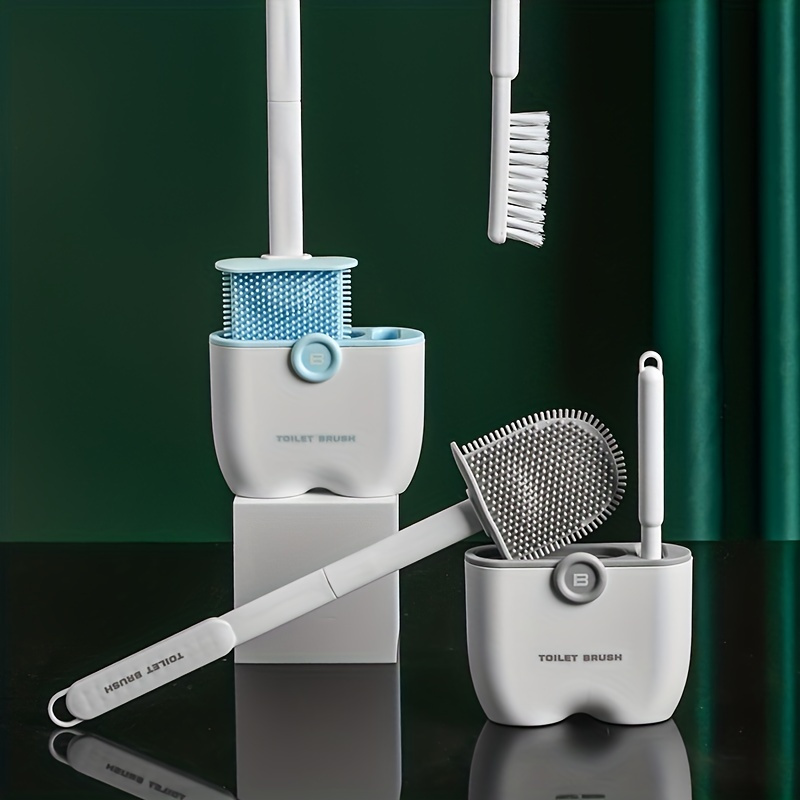 Cute Cherry Toilet Brush Holder Set Bathroom Lavatory - Temu