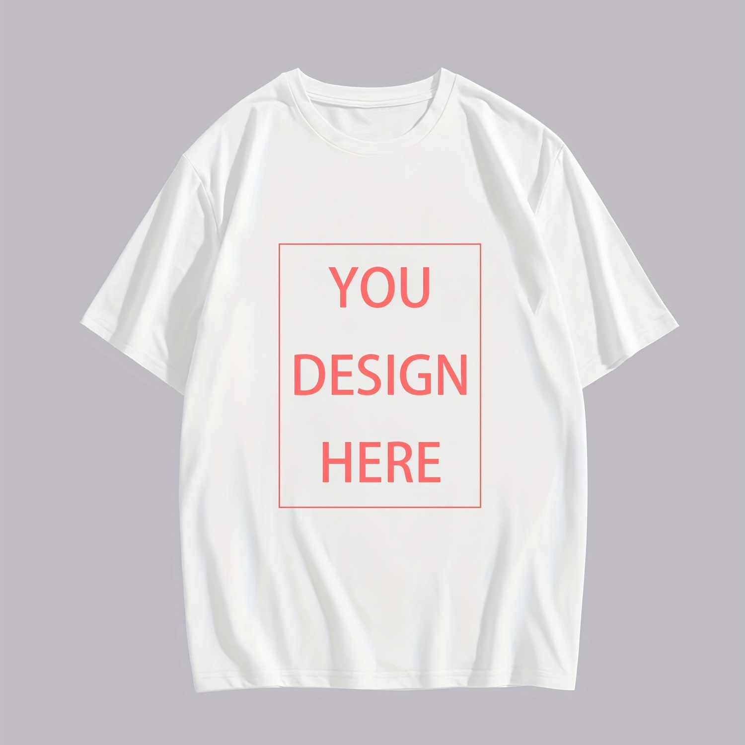 

Custom T-shirt, Personalized Tees For Men, Casual Short Sleeve Custom Printed T-shirt For Summer