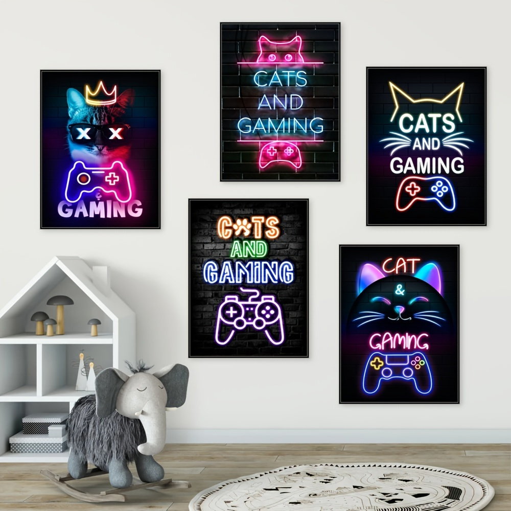 Gaming Prints Set of 3, Gaming Poster, Gaming Prints, Gamer Decor, Graffiti  Wall Art, Teen Room Prints, Son Gift, Brother, Gaming Posters 