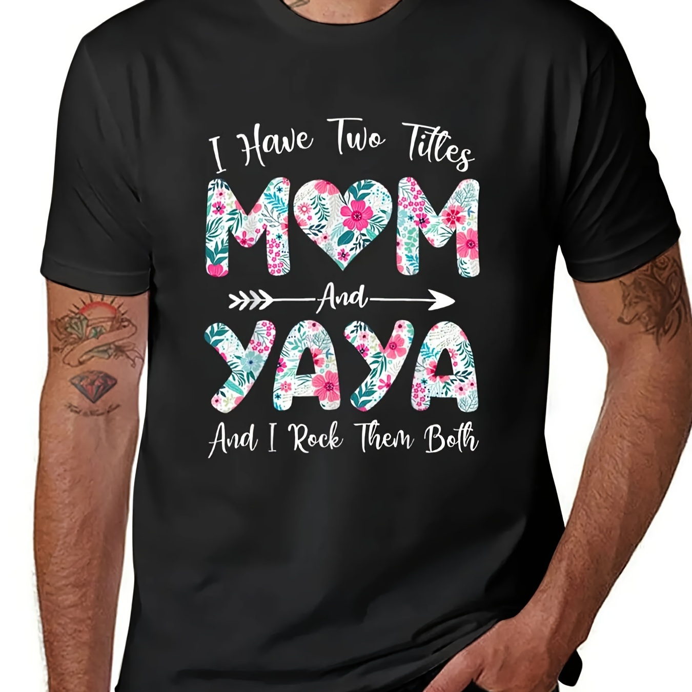 

I Have 2 Titles Mom And Flowers Day T-shirt Funnys Hippie Clothes Sports Fans Men's T-shirts Mens Designer Clothe 220g