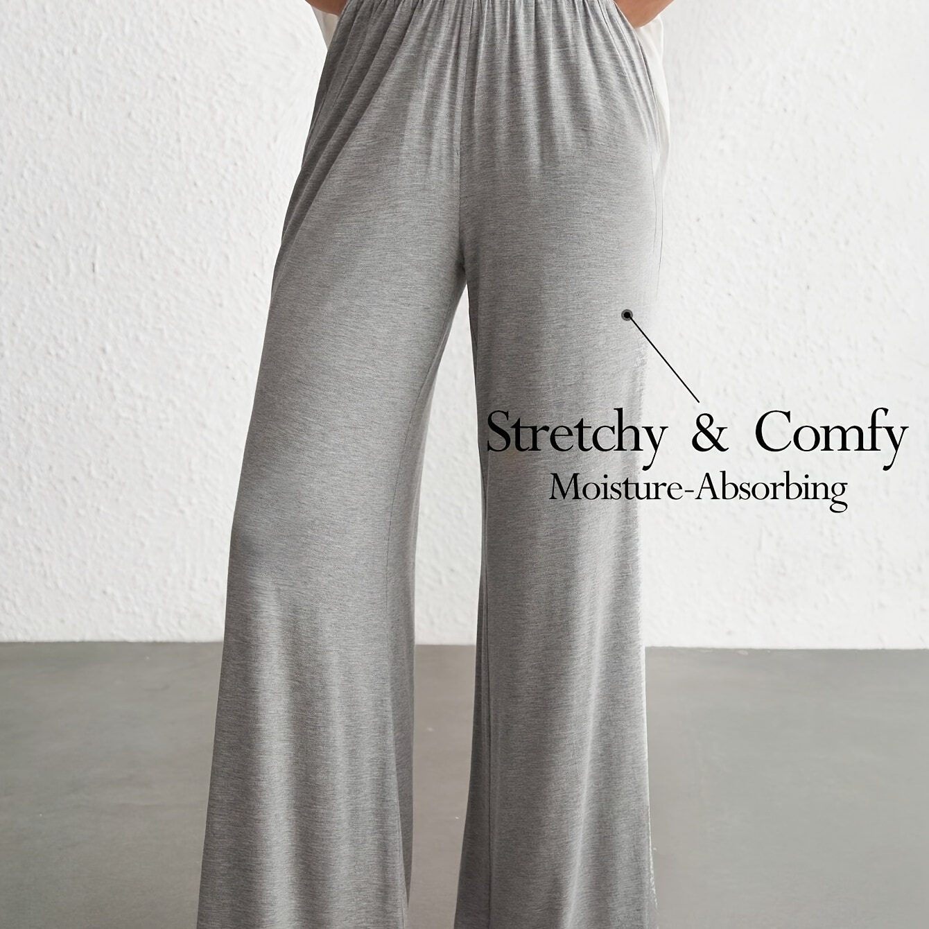 

Women's Viscose , Comfortable Stretchy Loungewear, Solid Color, , Adult Knit Fabric, No Pattern,