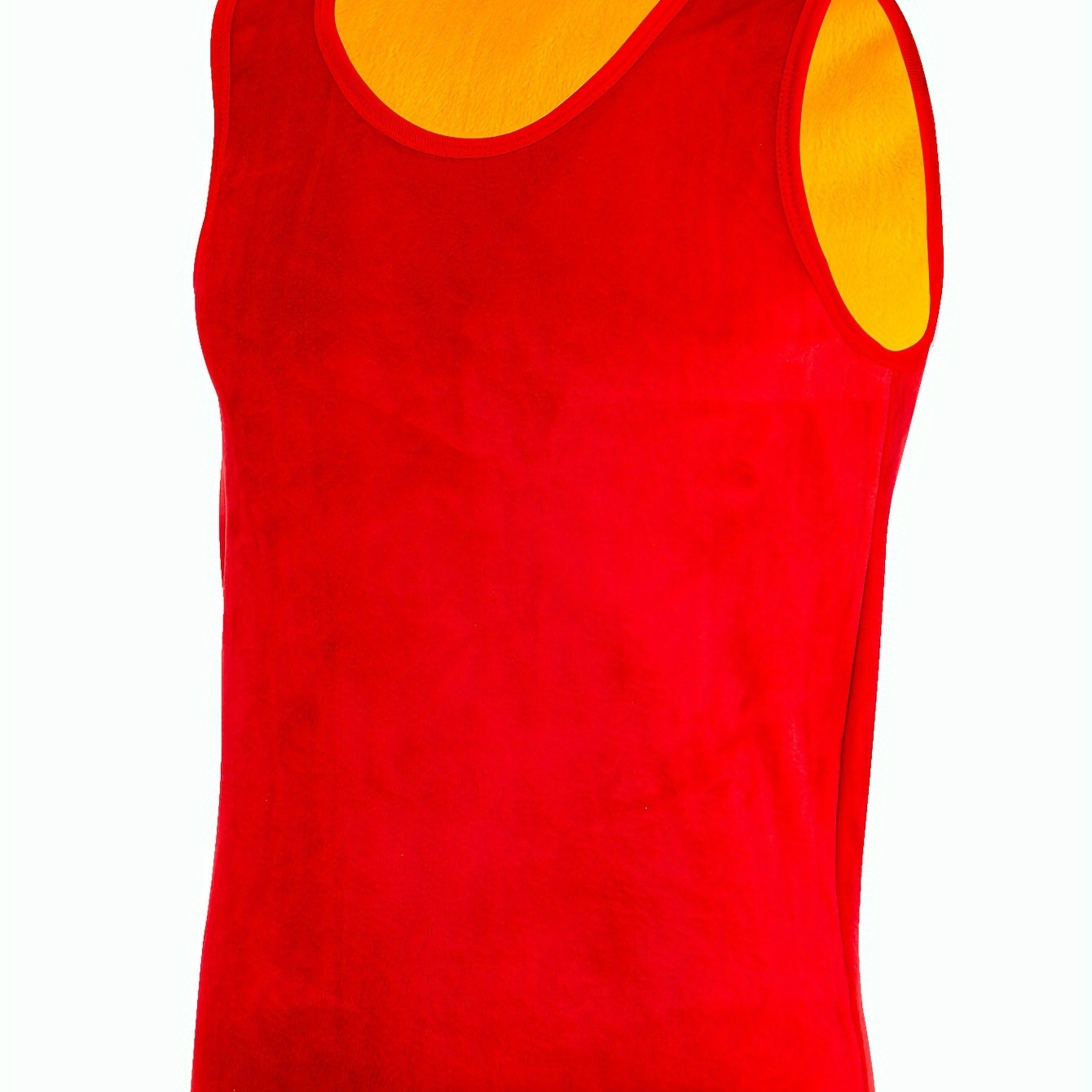 Men's Soft Comfy Body Shaping Vest, Fleece Thermal Body Shaper Tank Tops,  Warm Vest Tops Pullovers