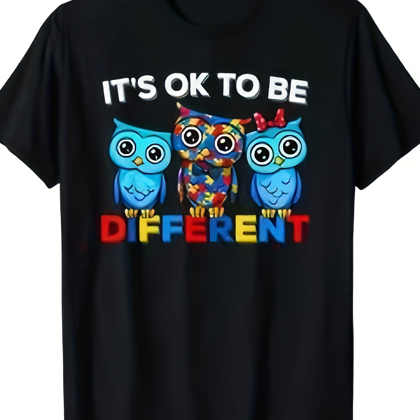 

Cute Owl Men's And Women's 100% Cotton T-shirt220g