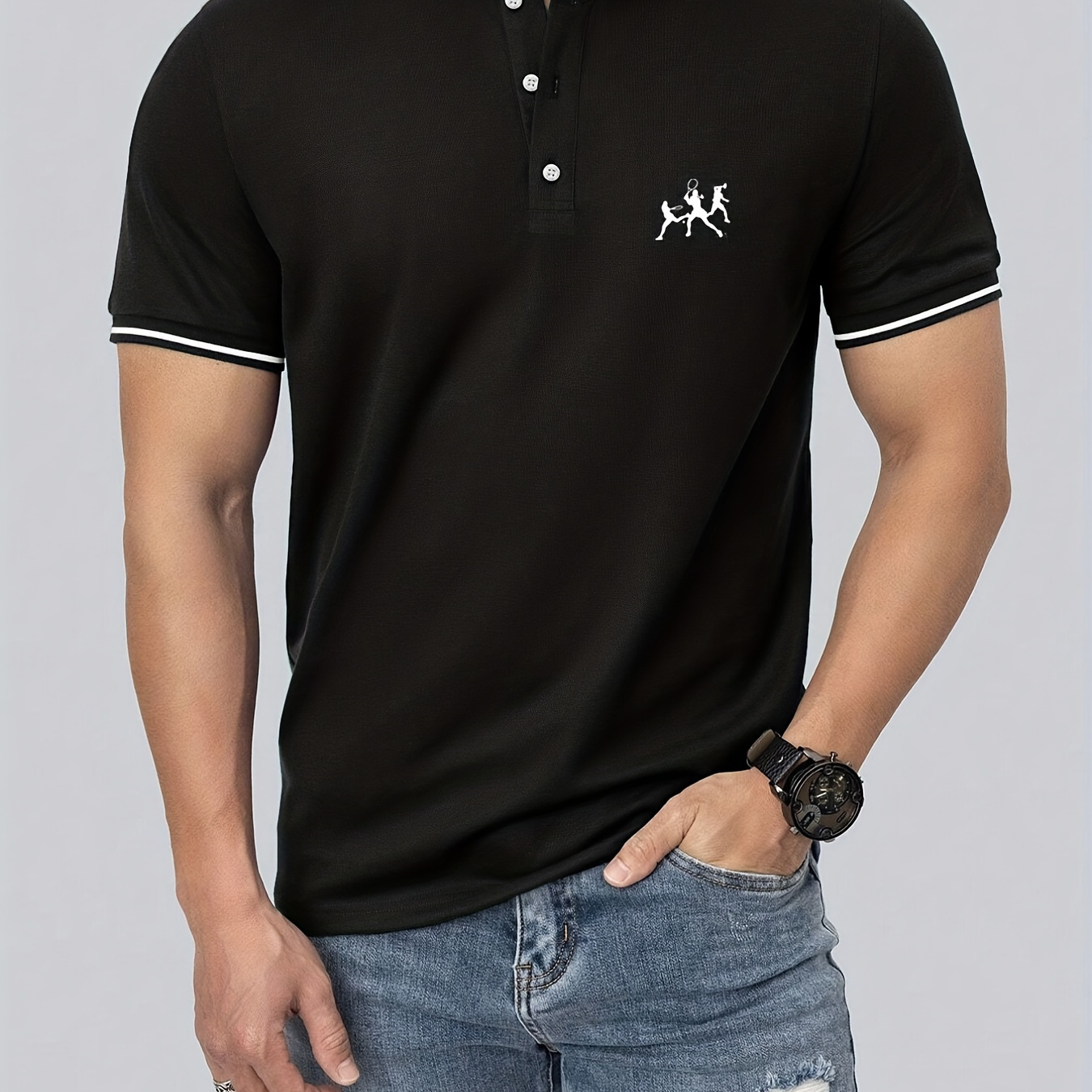 

Performance Shirt For Men - Moisture-wicking, Breathable Fabric, Perfect For Tennis And Outdoor Activities