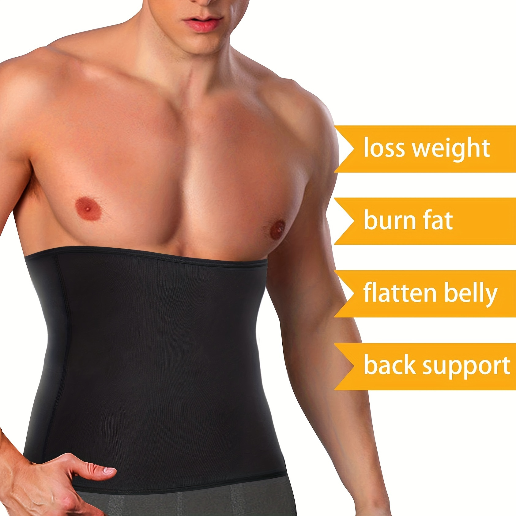 Breathable Waist Trimmer Belt for Men Tummy Control - Gym Mesh Belly Wrap  Band Adjustable Slimming Waist Trainer : : Clothing, Shoes &  Accessories
