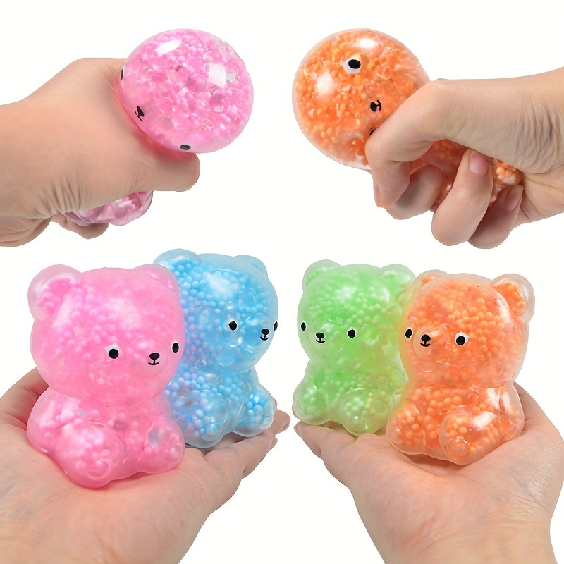 Toys, Gummy Bear Squishy Set