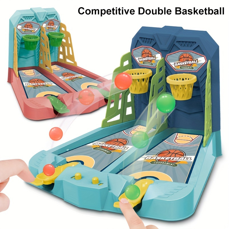 

Children's Fingertip Shooting Machine, Mini Table Two-person Competitive Basketball Game, Parent-child Interactive Puzzle Toy