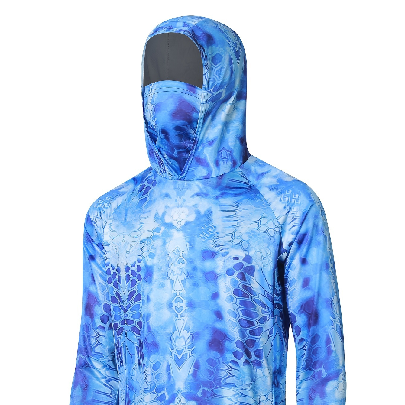 Men's Upf 50+ Sun Protection Camouflage Hooded Sweatshirts - Temu Canada