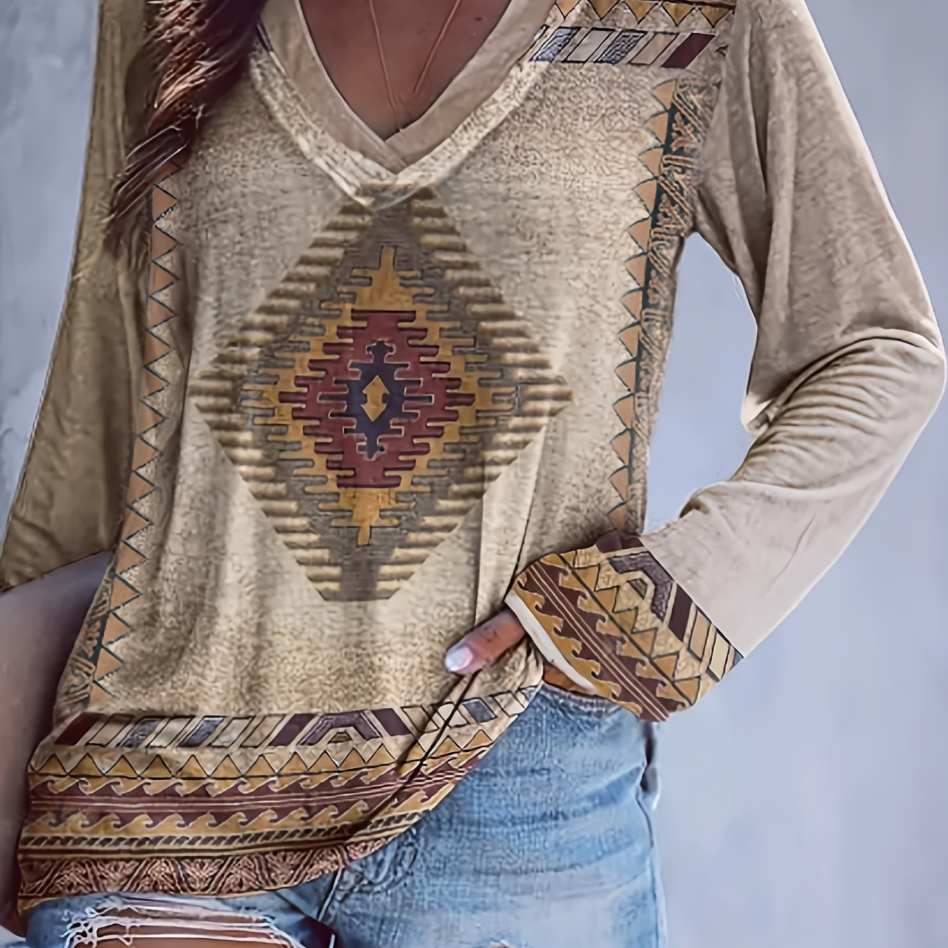 Casual V Neck Cross Cross T Shirts Casual Every Day Tops Women s 