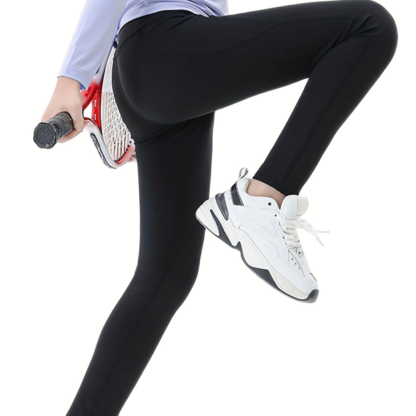 Girls Soft Stretch Athletic Leggings, Slim Fit Sports Yoga Workout Pants, Teen  Kids Summer Clothes