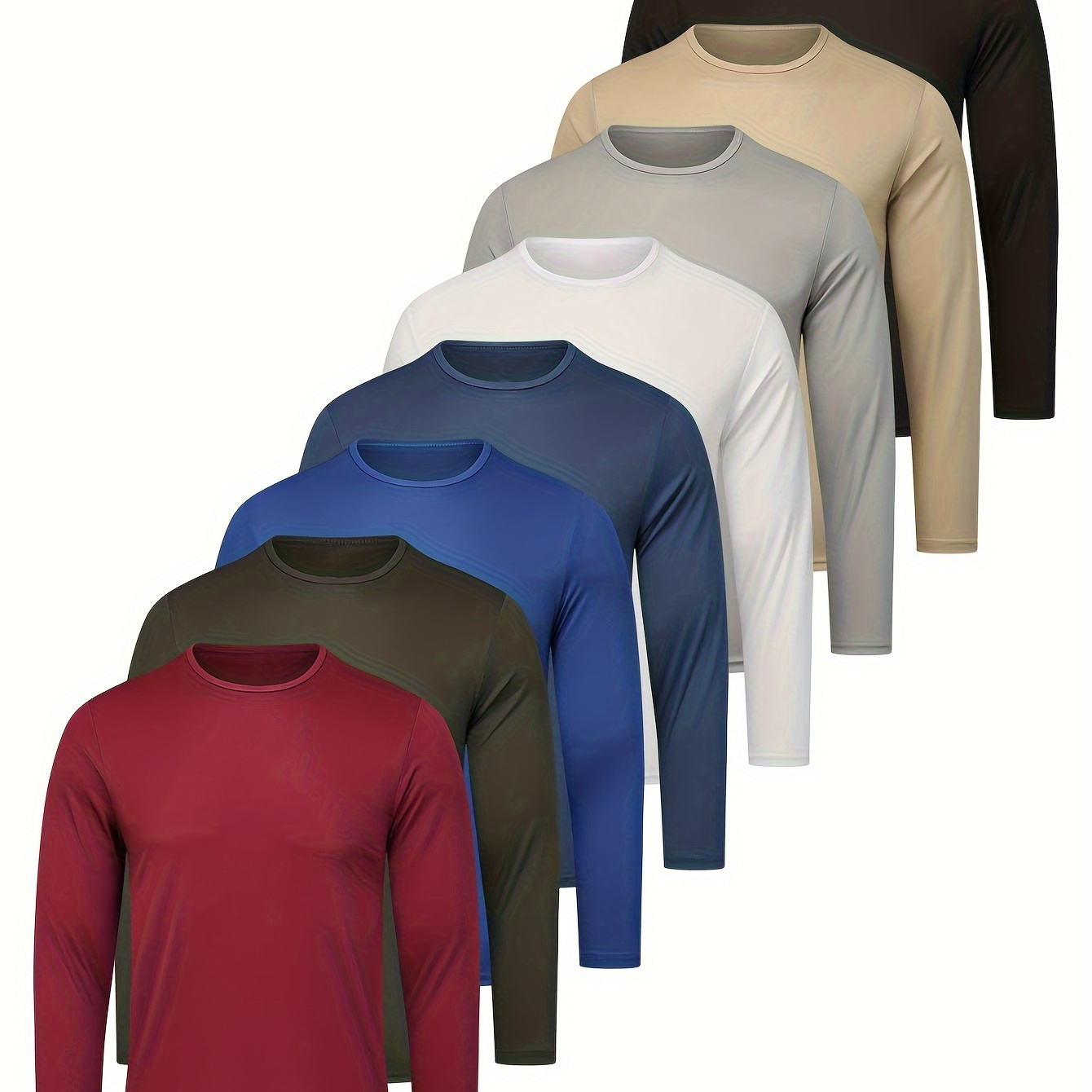 

8pcs -dry Athletic T-shirts - , & Long Sleeve For , ,