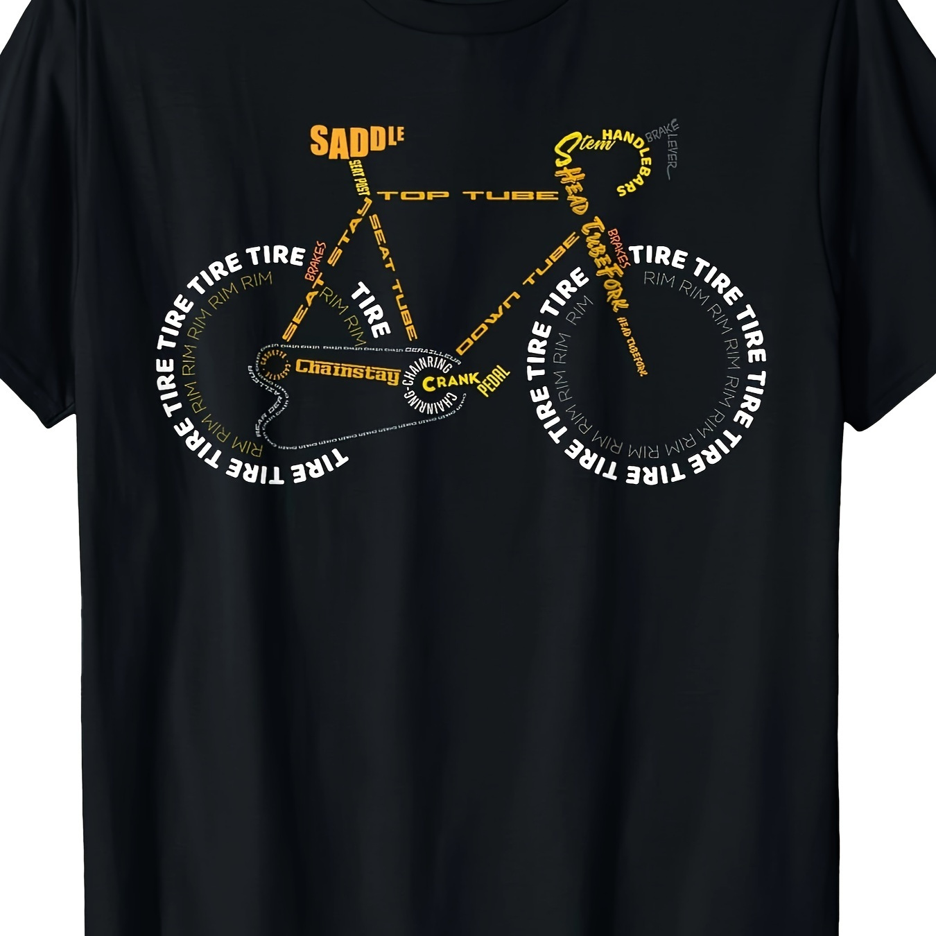 

Bicycle Anatomy Shirt Cute Cycling Is Life T-shirt Gift T-shirt220g