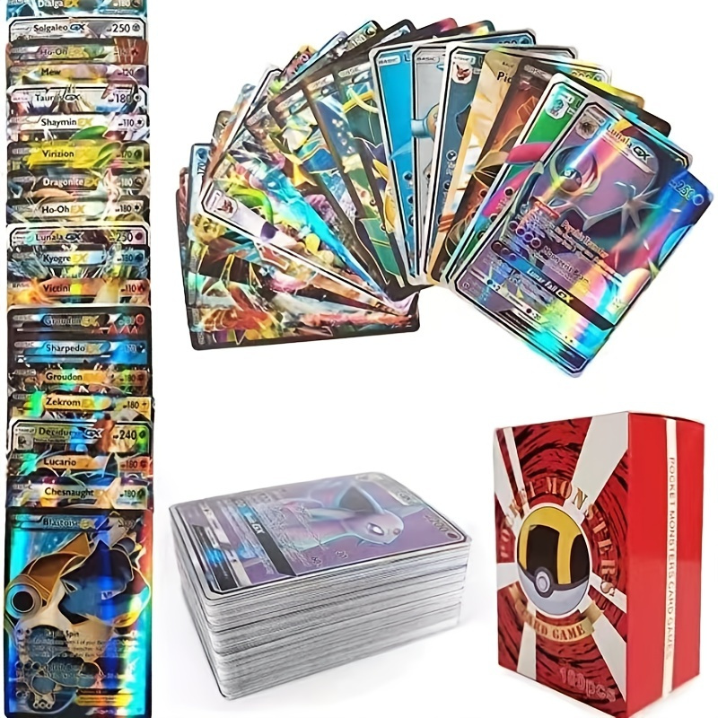 Pokemon Cards Vstar Vmax Gx In English Letter With Rainbow Arceus Shiny 