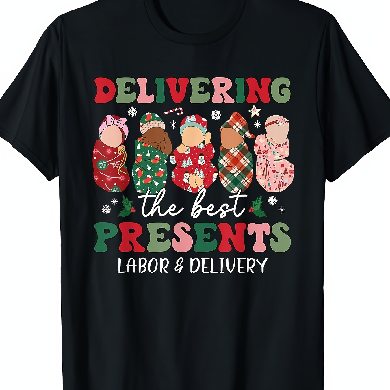 

The Best Presents Labor Christmas T-shirt - 220g 100% Cotton