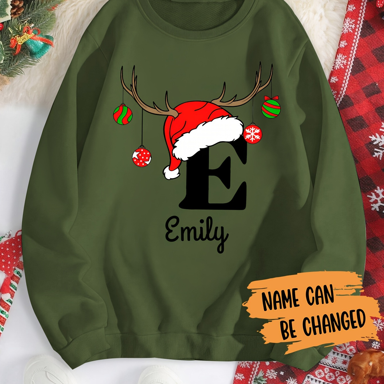 

Customized Christmas Letter Hoodie Pb-308