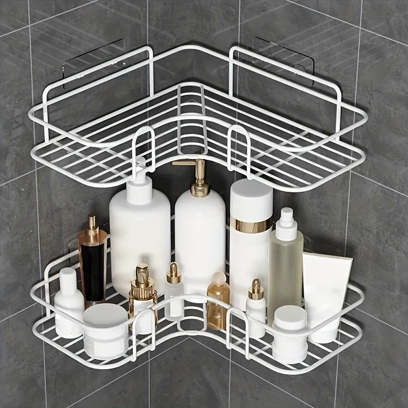 Corner Shower Caddy Bathroom Plastic Corner Shelf - Temu