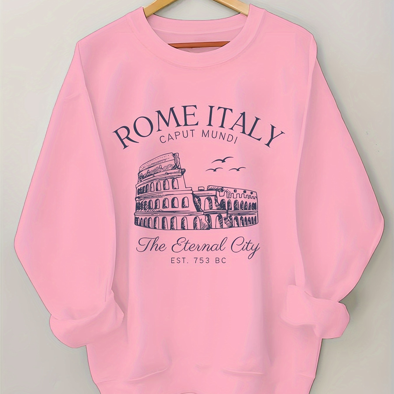 

Vibrant Italy Neck Sweatshirt - Soft, Cozy, And Stylish Winter & Fall Essential For Women - Casual, Comfortable, And Clothing For Casual Attire