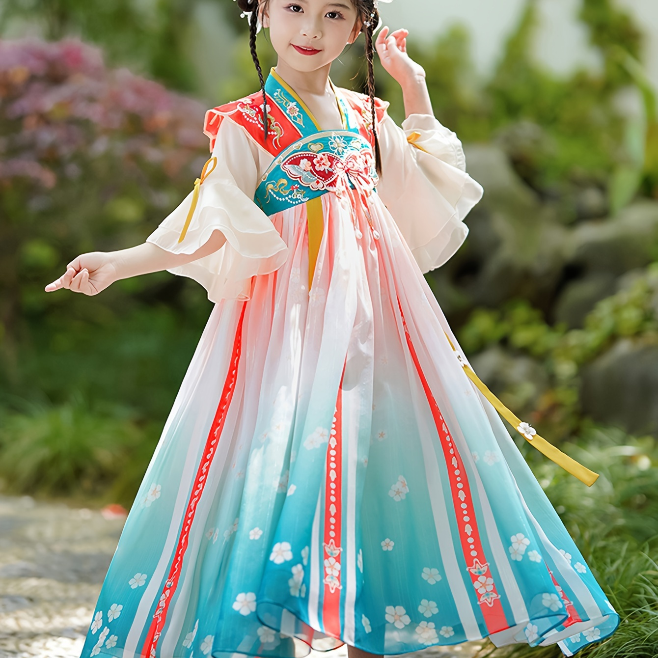 Paruma Vestidos Tipicos PanameÃ±os Panamá Vestido Chino De Mujer Vestido  Tradicional Chino Hanfu, image size:1340x1340