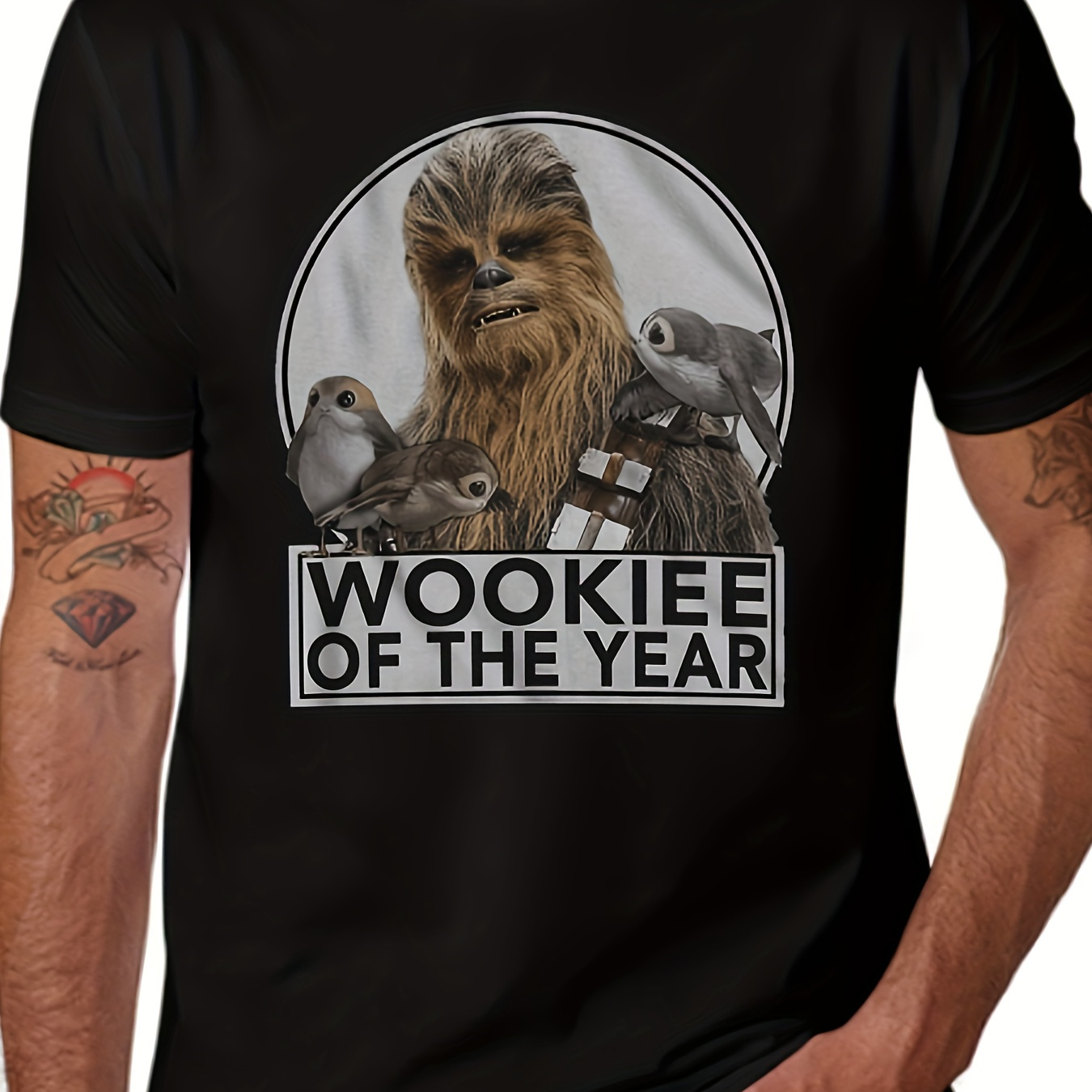 

(authorized) Chewbacca Of The Year Porgs T-shirt