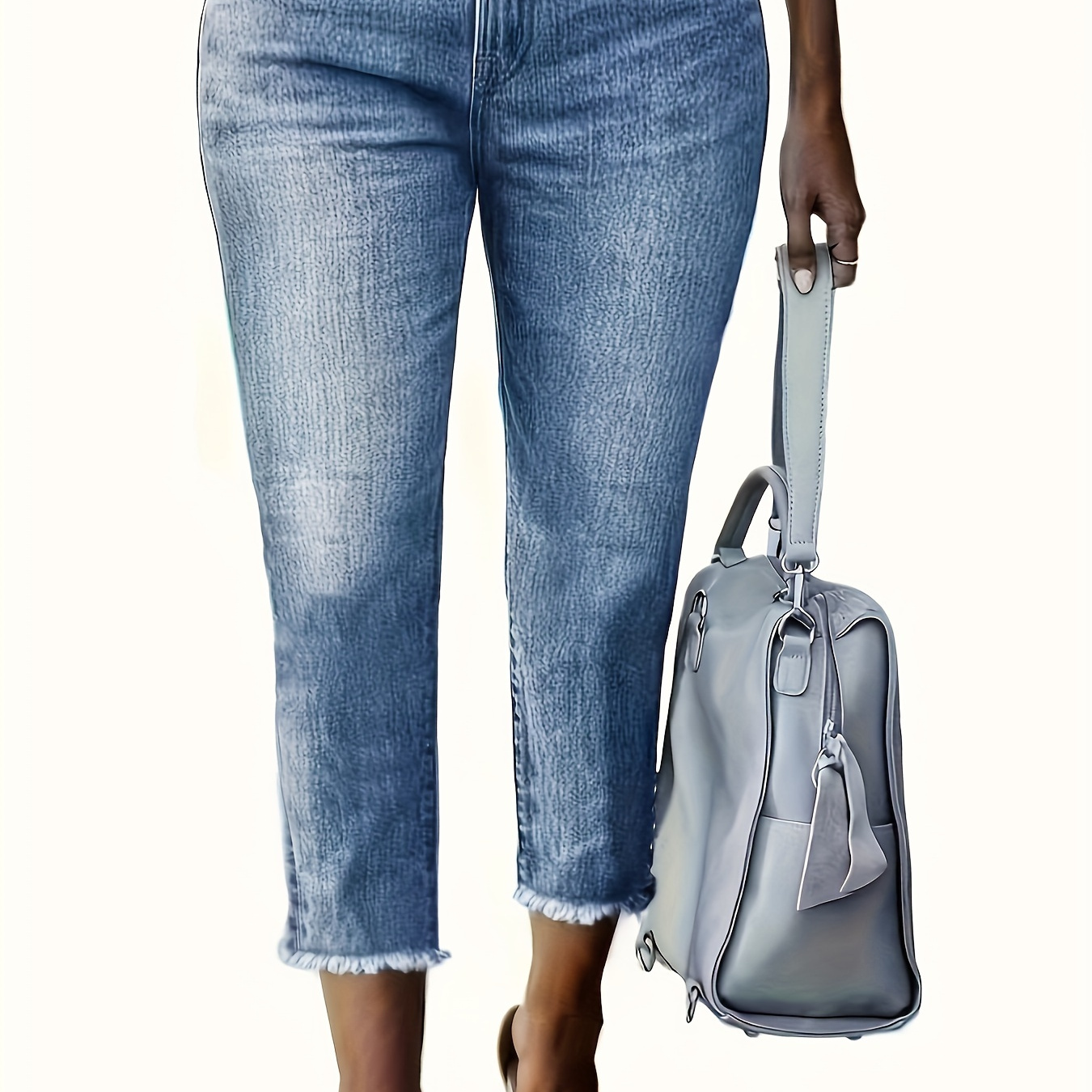 

Women's Plus Size Embroidery - Straight Leg,