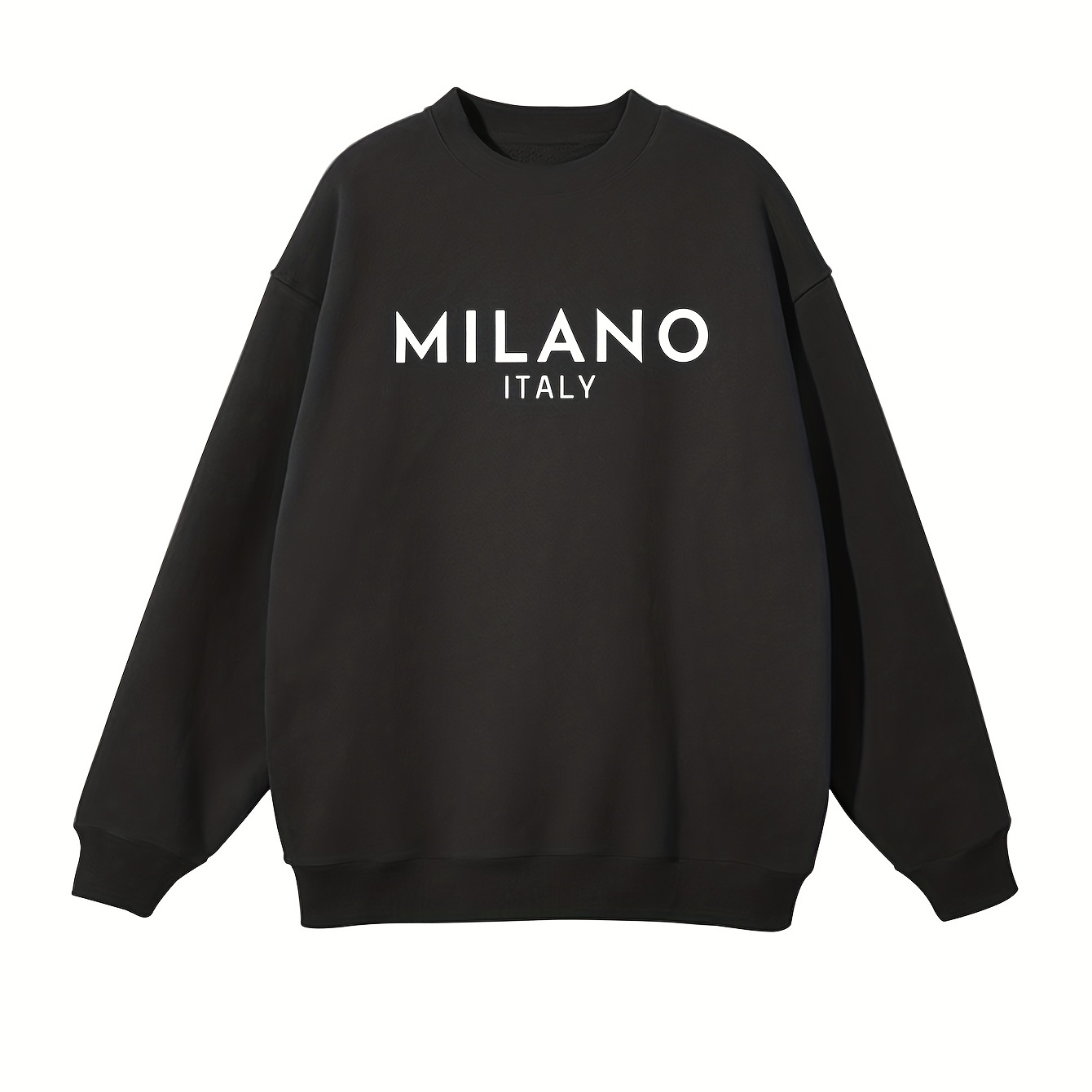 

MBDMBD Italie Sweatshirt Imprimé Créatif, Pull Décontracté à Col Rond , , Jaune - 100% Polyester, Lavable en Machine - Hoodie à Cordon Tendance pour