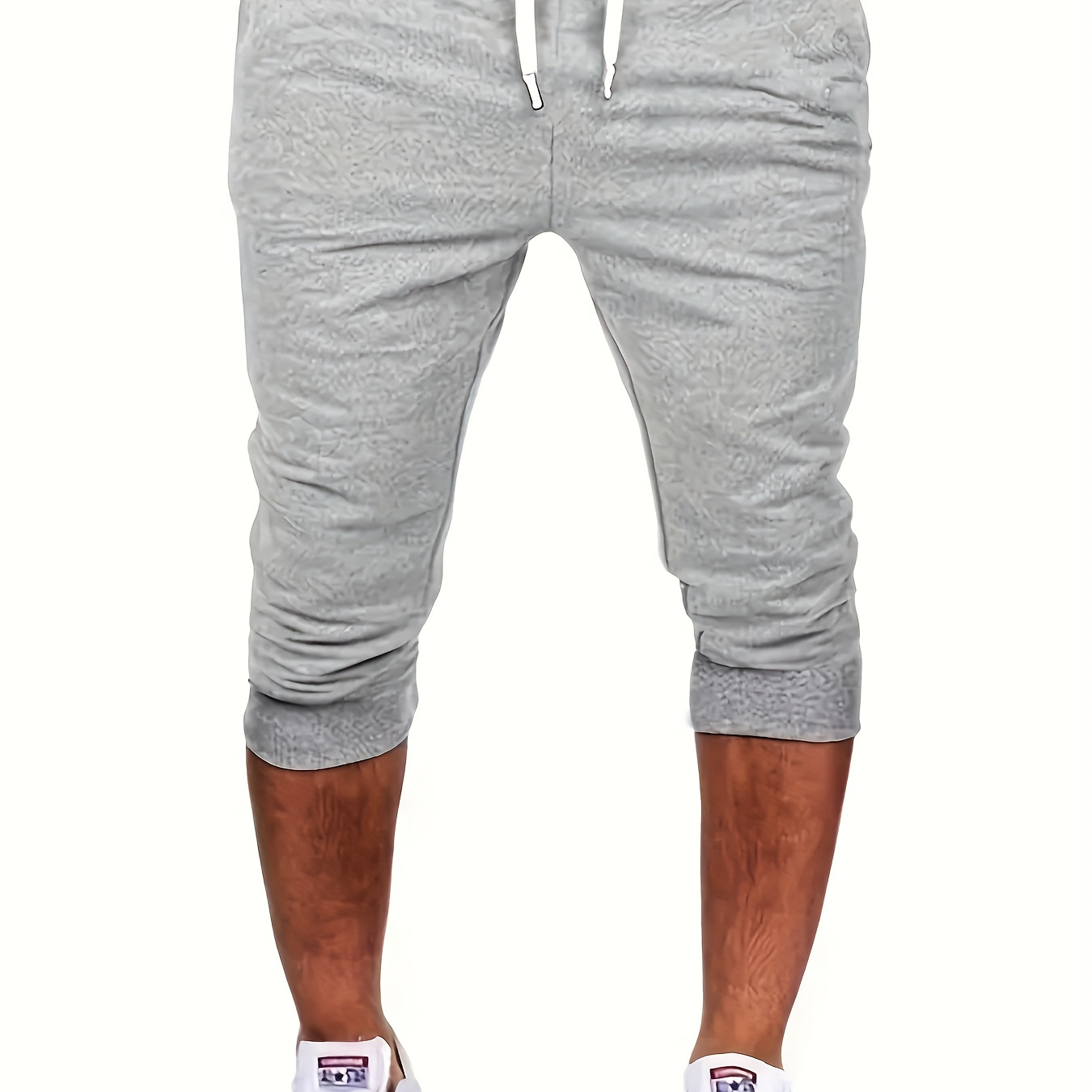 

Men's Casual Short Length Joggers, Chic All Match Sports Shorts For Running Fitness