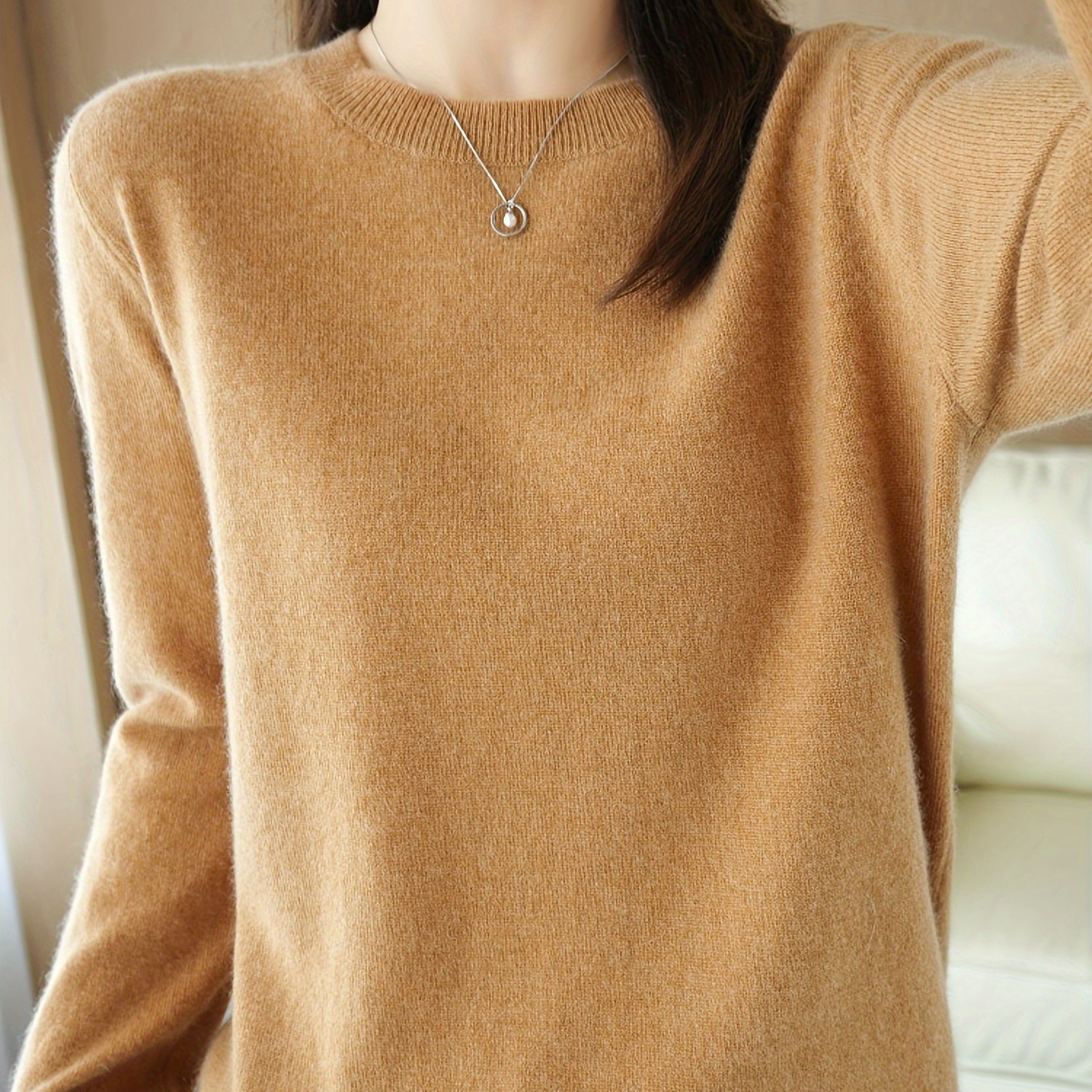 

's Knit Sweater - , , Long Pullover For Fall/