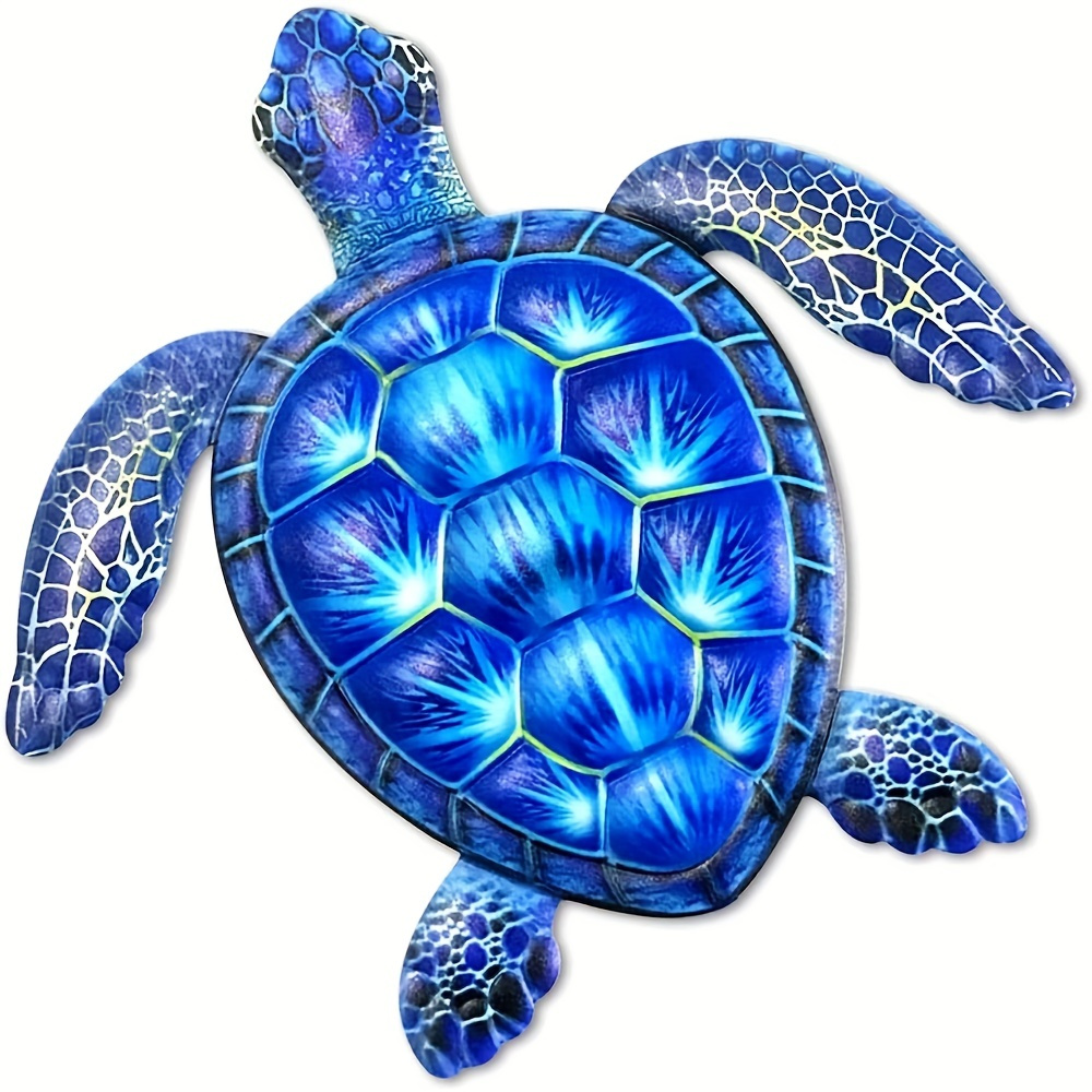 

Stunning 12'' Large Turtle Wall Decor - Perfect For Home, Garden, Aquarium, And Pool Decor!