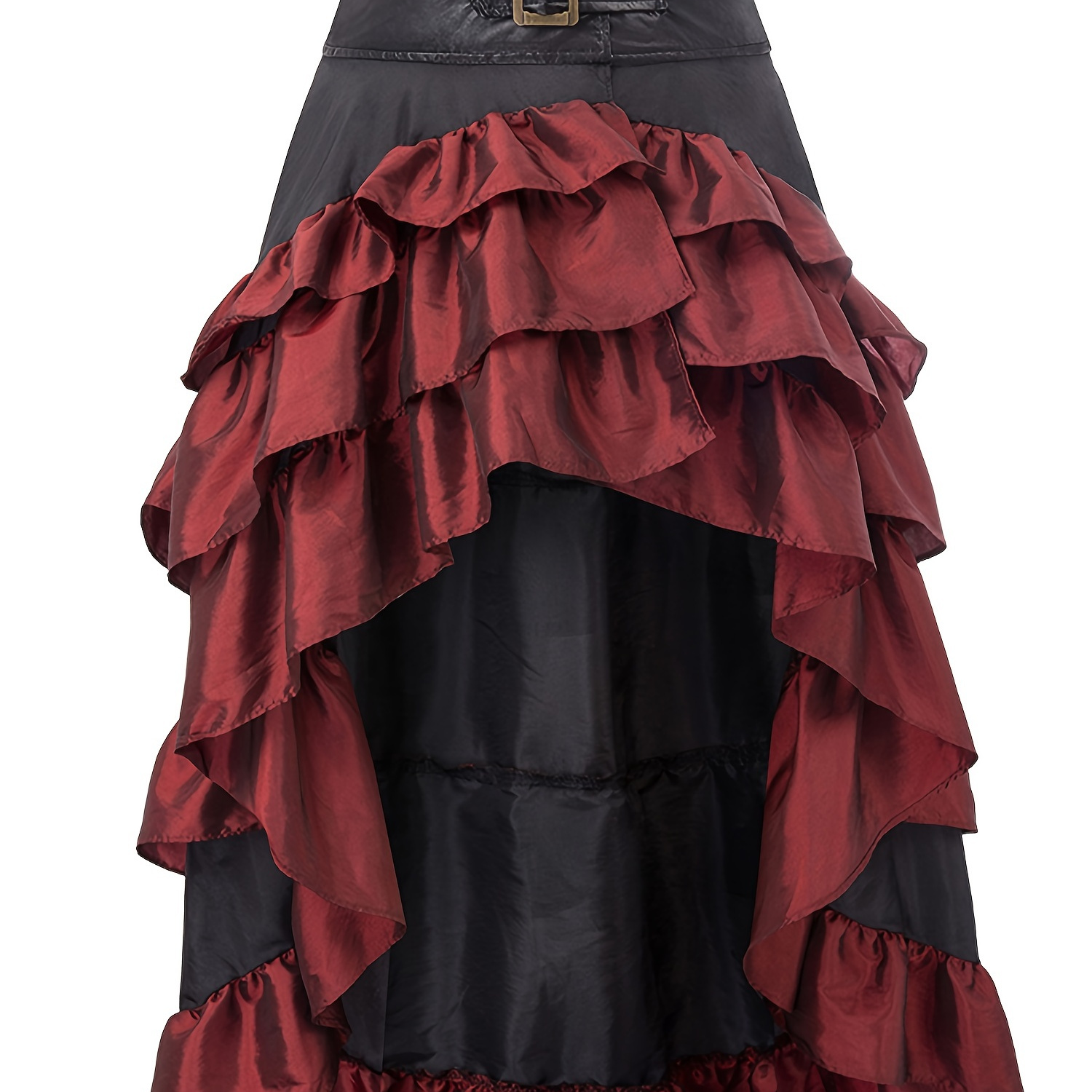 

Women's Plus Size Gothic Steampunk Skirt Renaissance Style High-low Belted Skirt Victorian Skirt Cosplay Costume