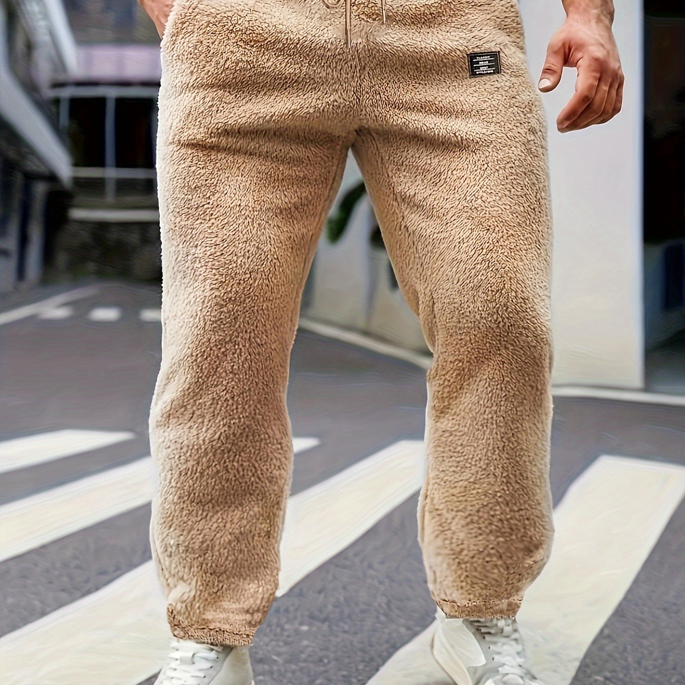 Cozy Warm Fuzzy Teddy Bear Pants Fleece Lined Pants Fleece Joggers