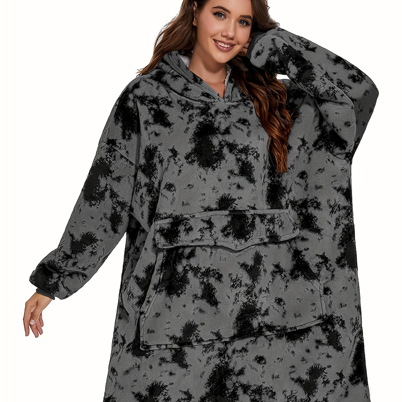 

Wearable Blanket Hoodie, Oversized Sweatshirt Blanket Sleeves, Hooded Blanket Gifts For Women