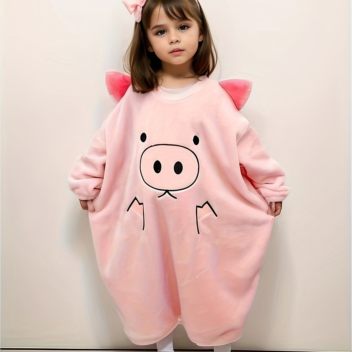 Toddlers & Baby Girls Hooded Flannel Soft Sleeper Robe Winter New Temu