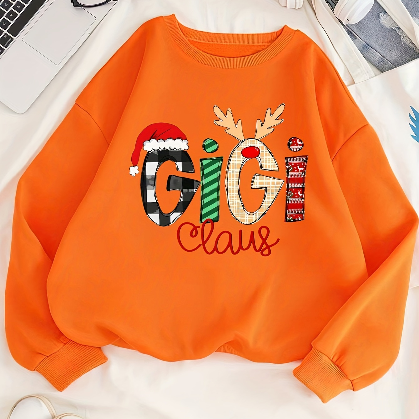 

Women's Christmas Sweatshirt - 100% Polyester - Fall/ Graphic