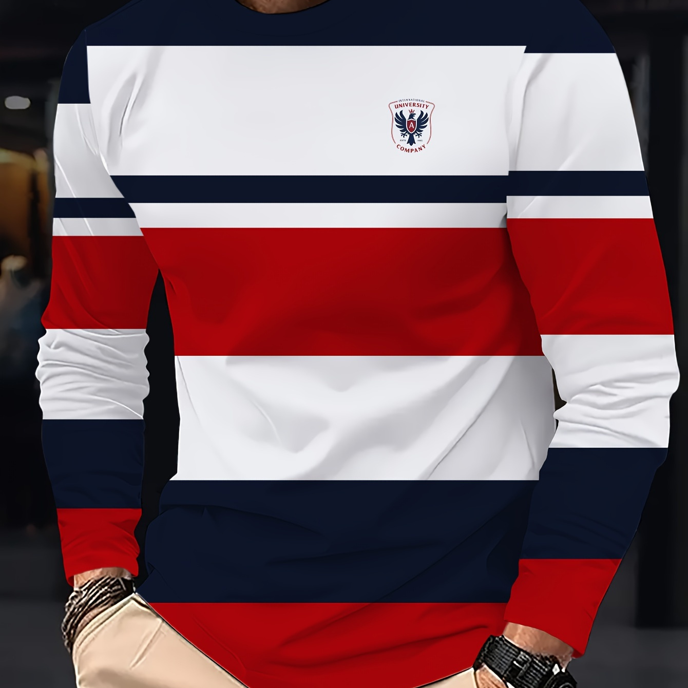 

2024 's Long-sleeve T-shirt With 3d Printing