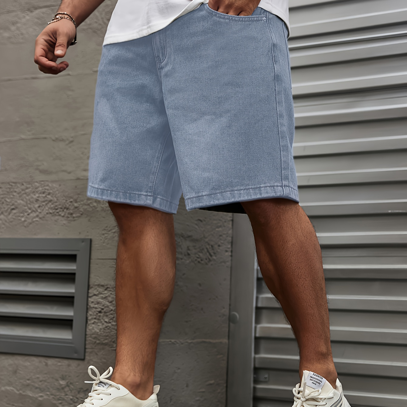 

Men's Plus Size Casual Denim Pants, Fashionable And Comfortable