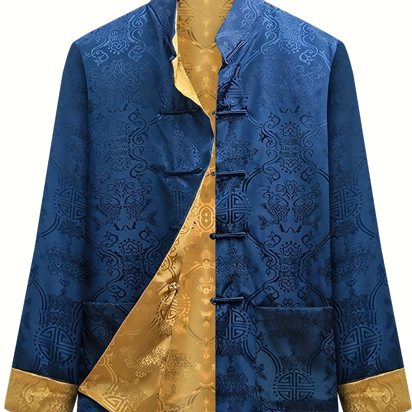 

Traditional Chinese Outfit For Men, The Tang Suit, Is A Long-sleeved Jacket For Spring And Autumn