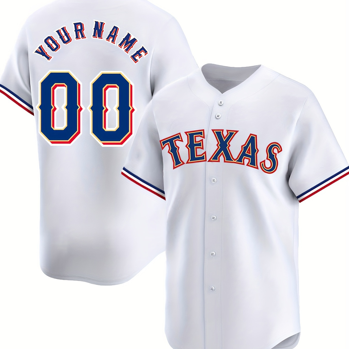 

Personalized Custom Name And Number Men's Baseball Jersey Embroidered Leisure Outdoor Sports Customized S-3xl