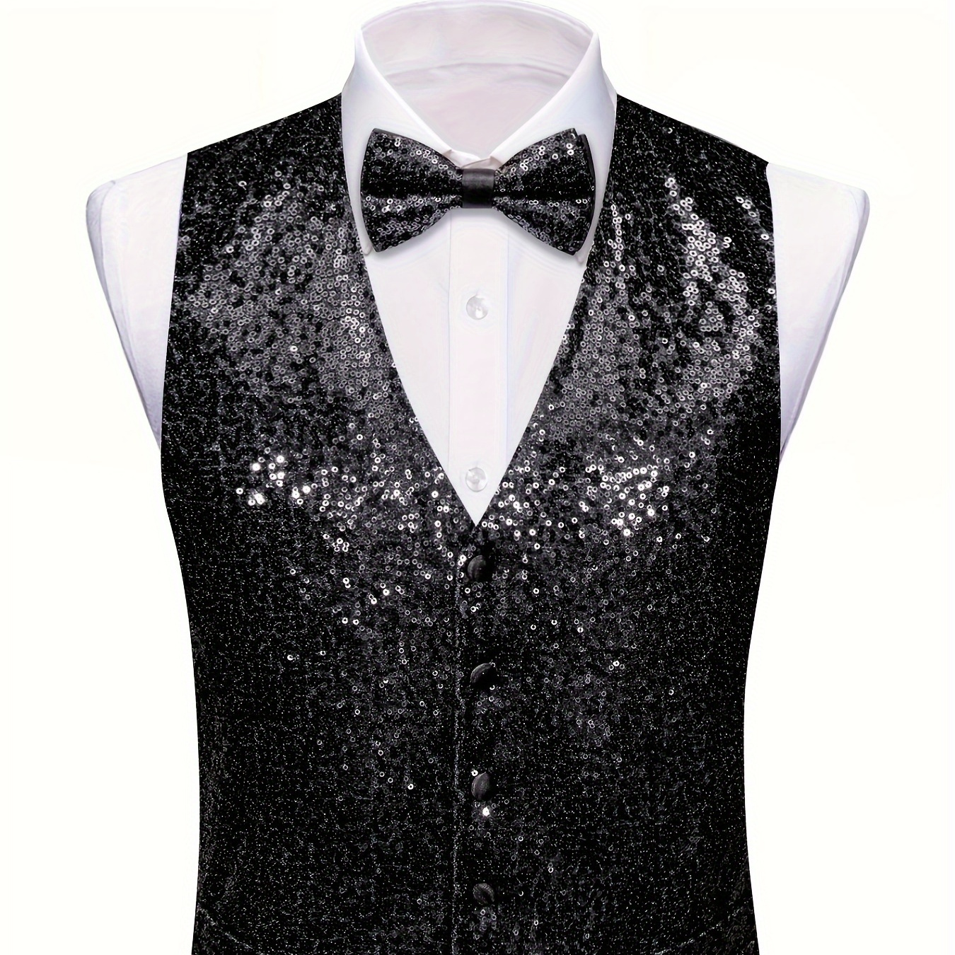 

Men' V- Waistcoat Set - For & , Washable