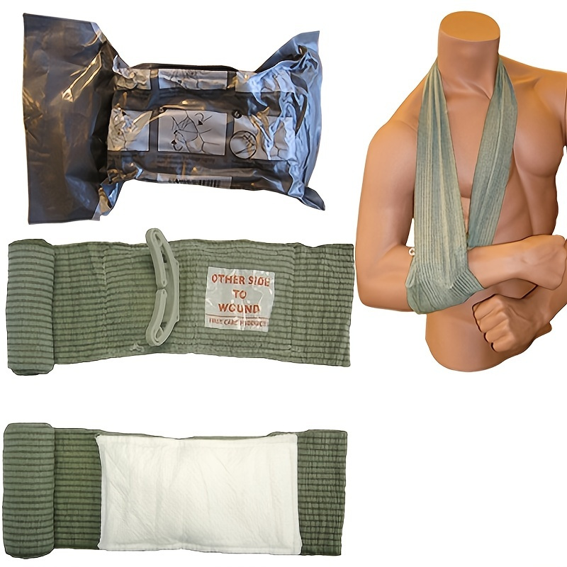 1pc Emergency Bandage Vacuum Sterile Compression Bandages For First Aid