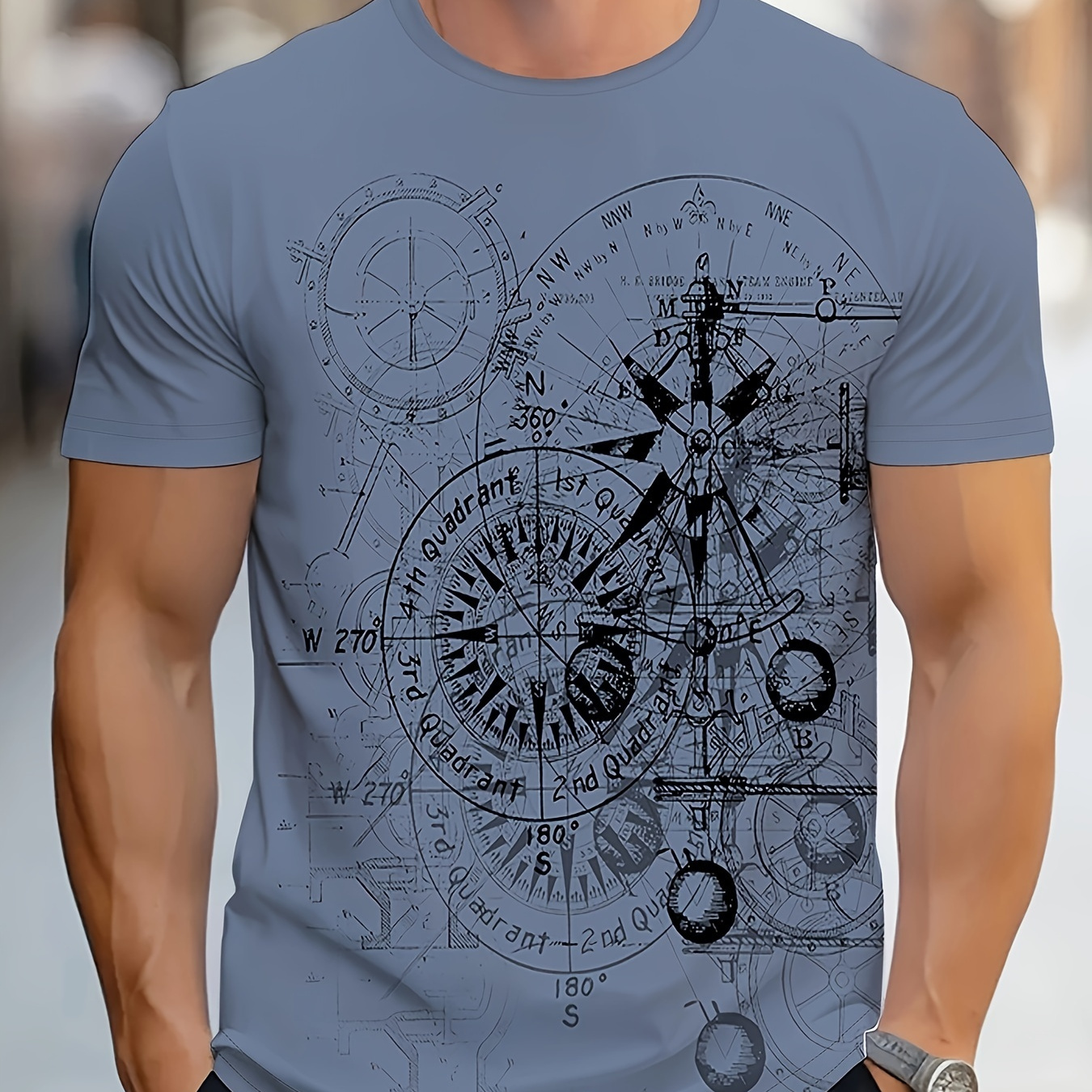 

T- - Polyester , Round , Regular Fit, Athletic - Top